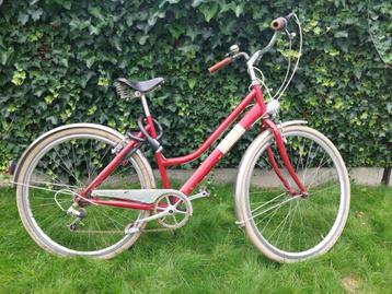 Damesfiets (customized) met Brooks zadel uit leder beschikbaar voor biedingen