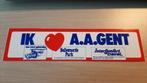 Sticker voetbal Ik hou van AA Gent Bellewaerde park sponsor, Sport, Ophalen of Verzenden, Zo goed als nieuw