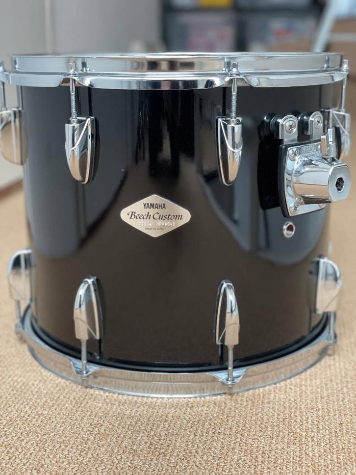 Yamaha Beech Custom 14" floortom, Musique & Instruments, Batteries & Percussions, Yamaha, Enlèvement ou Envoi