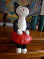Decoratieve kat van papier-maché, Antiek en Kunst, Ophalen of Verzenden