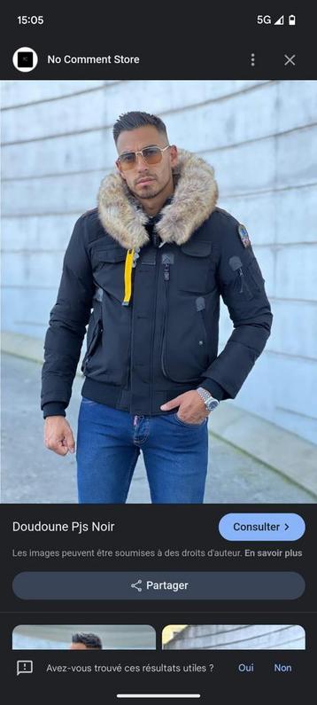 Veste Parajumpers en fourrure - S M L XL XXL disponible aux enchères