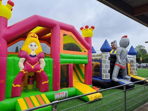 Springkasteel Prinses, te huur! Weekendprijs, Hobby en Vrije tijd, Feestartikelen | Verhuur, Zo goed als nieuw, Ophalen of Verzenden