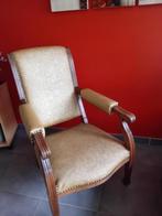 Antieke zetel, verstelbare rugleuning. Vintage stoel., Ophalen