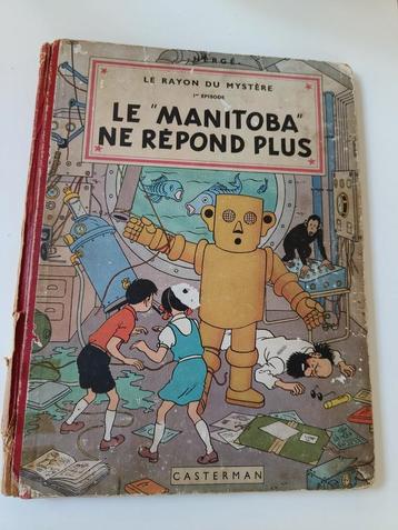 strip Le "Manitoba" ne repond plus van Herge uit 1952 beschikbaar voor biedingen