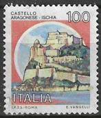 Italie 1980 - Yvert 1447 - Castello Aragonese - Ischia (ST), Timbres & Monnaies, Timbres | Europe | Italie, Affranchi, Envoi