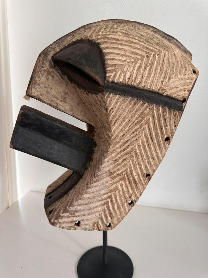 Masque kifwebe Songye Luna, collection privée. Matadi, Antiquités & Art, Art | Art non-occidental, Envoi