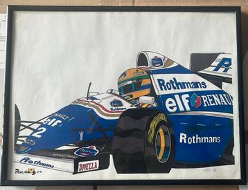 Print - Renault Rothmans Formule 1 - 31 x 41 cm beschikbaar voor biedingen