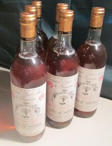 6x Domaine St André de Figuière - rosé - 1984 beschikbaar voor biedingen