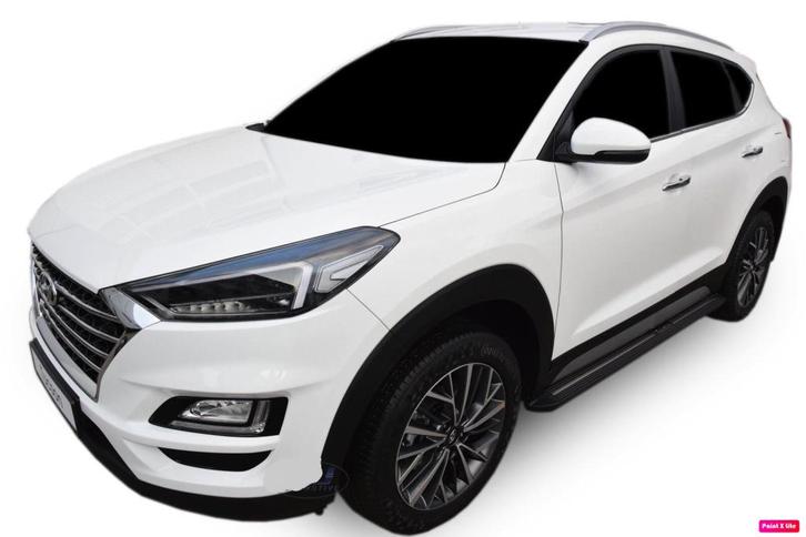 Treeplanken zwart voor Hyundai Tucson 2015 - 2020 NIEUW !!, Auto-onderdelen, Sidebars, Nieuw, Ophalen of Verzenden