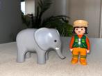 Playmobil 123 dierenverzorgster en olifant (9381), Kinderen en Baby's, Speelgoed | Playmobil, Ophalen of Verzenden, Zo goed als nieuw