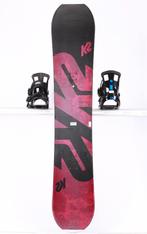 150 snowboard K2 EST. 87, black/red, p-tex topsheet, Ophalen of Verzenden, Gebruikt, Bindingen