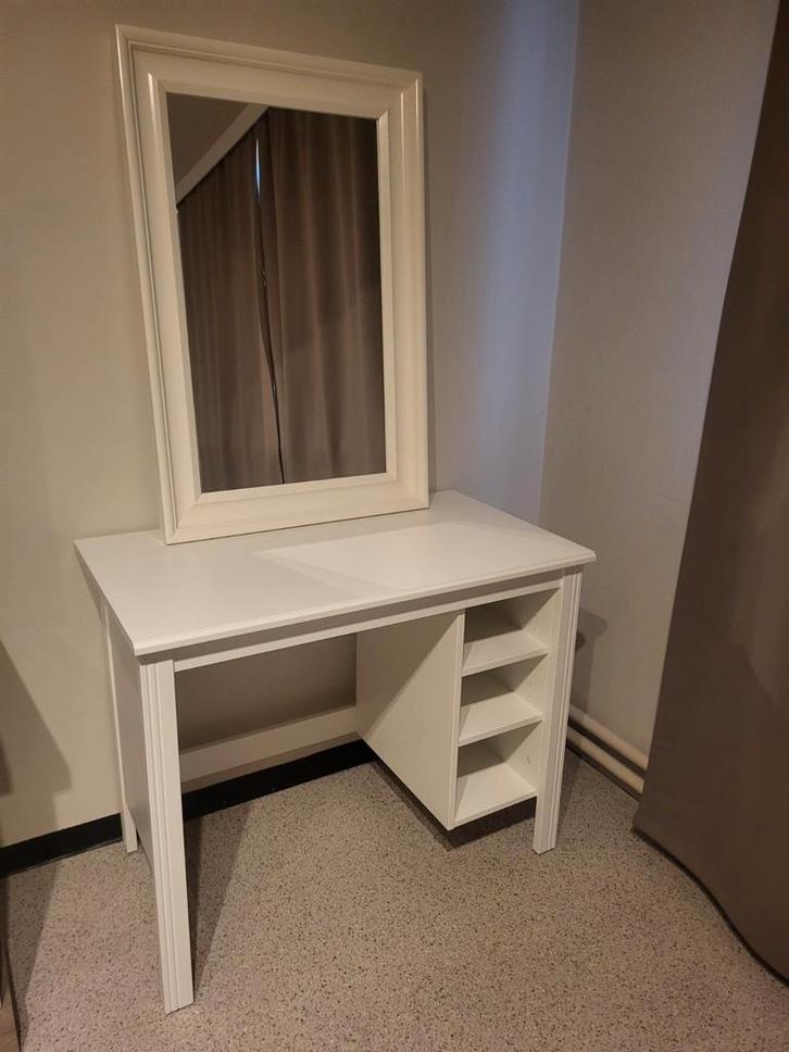 Make-up tafel/bureautafel + spiegel onberispelijke nieuwstaa, Huis en Inrichting, Tafels | Kaptafels, Ophalen