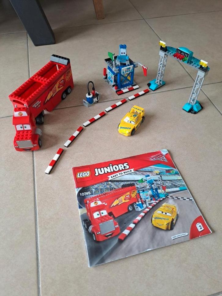 lot lego cars junior, 7 sets, Kinderen en Baby's, Speelgoed | Duplo en Lego, Zo goed als nieuw, Lego, Complete set, Ophalen of Verzenden