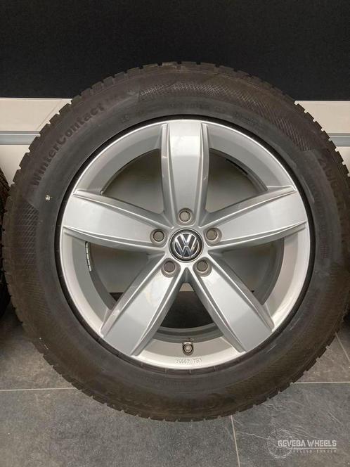 17'' originele Volkswagen Tiguan 5NA velgen + winterbanden, Auto-onderdelen, Banden en Velgen, Banden en Velgen, Winterbanden
