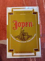 Unique! Plaque émaillée de la brasserie NL Jopen., Collections, Marques de bière, Utilisé, Enlèvement ou Envoi