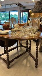 Antieke 1900s Drop Leaf Barley Twist Eettafel (breda), Huis en Inrichting, Ophalen