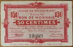 Argent d'urgence 50 x MOUSCRON 1914, Timbres & Monnaies, Enlèvement, Billets en vrac