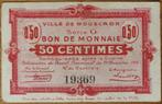 Noodgeld 50 c MOESKROEN 1914, Postzegels en Munten, Los biljet, Ophalen