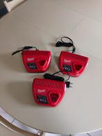 Milwaukee M12 opladers, Doe-het-zelf en Bouw, Ophalen, Zo goed als nieuw