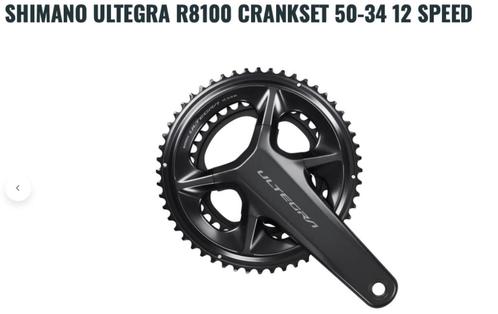 Shimano crankstel Ultegra 8100 ruilen, Fietsen en Brommers, Fietsonderdelen, Nieuw, Racefiets, Crankstel of Pedalen, Ophalen