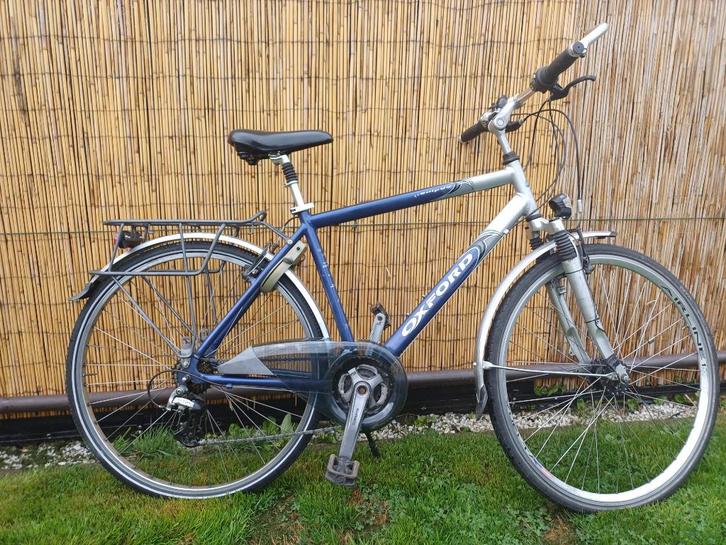 Herenfiets Oxford Campus Maat 53, Fietsen en Brommers, Fietsen | Heren | Herenfietsen, Zo goed als nieuw, 53 tot 57 cm, Versnellingen