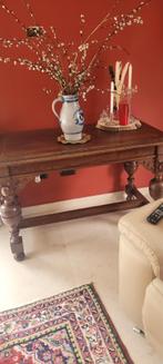 Mooie oude eiken  bureautafel, Antiek en Kunst, Ophalen