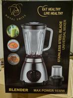 1030 W Royal Swiss blender met glazen kan, Ophalen of Verzenden, Nieuw, Blender