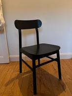 Set van 2 stoelen Ikea, Huis en Inrichting, Stoelen, Ophalen, Twee, Zwart, Zo goed als nieuw