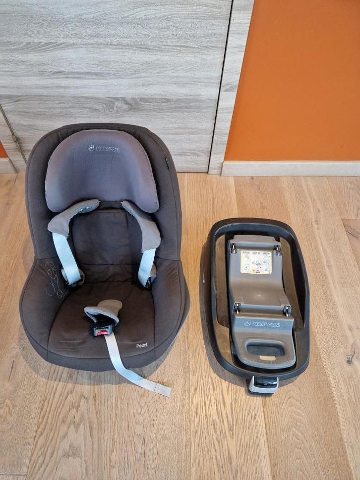 Maxi cosi autostoel Pearl + familyfix, Kinderen en Baby's, Autostoeltjes, Maxi-Cosi, 9 t/m 18 kg, Isofix, Slaapstand, Ophalen