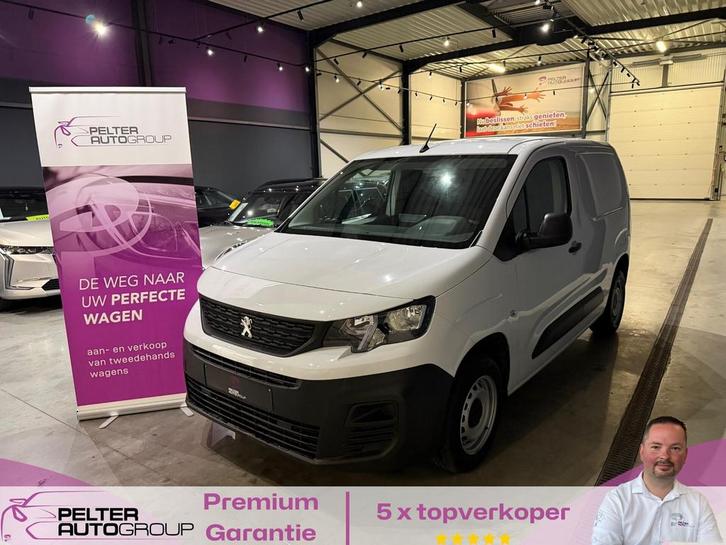 Peugeot Partner 1.5 BlueHDi 3-Zitpl. Apple CarPlay BTW Incl., Auto's, Peugeot, Bedrijf, Partner, ABS, Airbags, Airconditioning