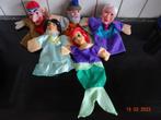 set van 5 poppenkastpoppen zoals de zeemeermin, oma, ...., Ophalen of Verzenden