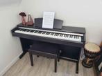 Piano électrique yahama arius + siège, Ophalen, Zo goed als nieuw, Bruin, Piano