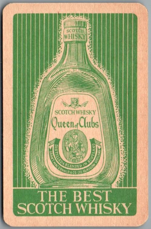 speelkaart - LK12026 - Queen of Clubs, Verzamelen, Speelkaarten, Jokers en Kwartetten, Zo goed als nieuw, Speelkaart(en), Verzenden
