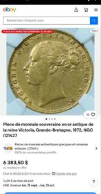 Victoria DG: Britania 1872 gouden munt wordt besproken, Ophalen of Verzenden, Goud