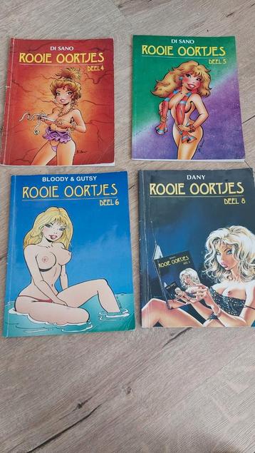 Rooie oortjes strips 4 stuks beschikbaar voor biedingen