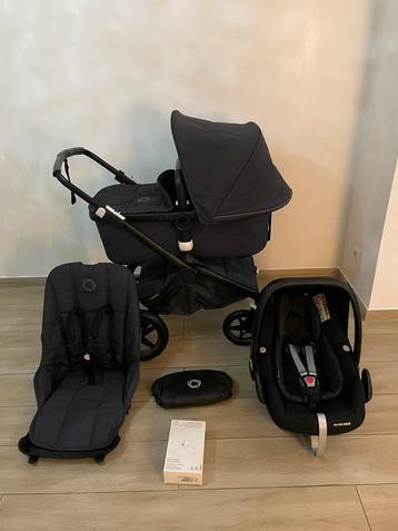 Bugaboo Fox Mineral Collection black frame 3-in-1 complete 