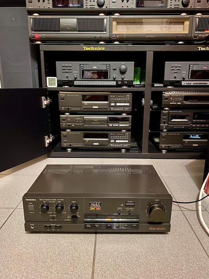 Technics SU-V55A Stereo Integrated Amplifier (1988), Audio, Tv en Foto, Versterkers en Ontvangers, Zo goed als nieuw, Stereo, 60 tot 120 watt