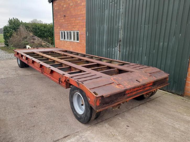 Oprijwagen Dieplader Gheysen & Verpoort, Zakelijke goederen, Landbouw | Werktuigen, Transport, Ophalen