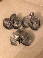 3 orchidées gris/argent foncé avec clip, Enlèvement ou Envoi, Neuf