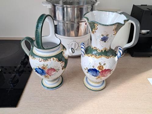 Set de 2 vases Ars Deruta Italy, Antiek en Kunst, Antiek | Vazen, Ophalen of Verzenden