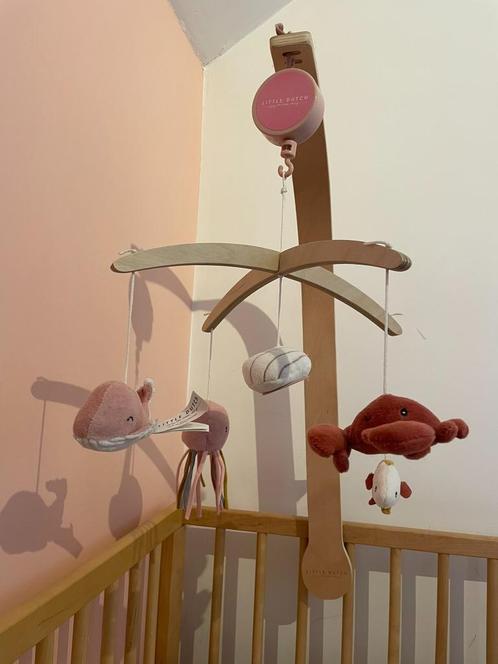 Mobile musical Little Dutch, Kinderen en Baby's, Speelgoed | Babyspeelgoed, Zo goed als nieuw, Mobiel, Met geluid, Ophalen
