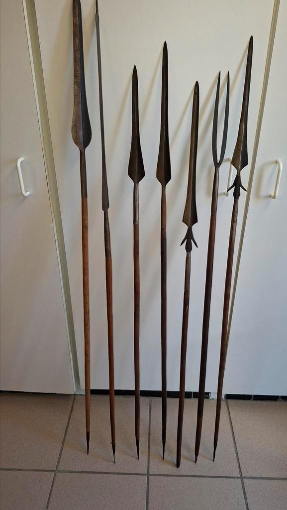 13 anciennes lances Africaines 1950 lot ou a la pièce, Antiquités & Art, Art | Autres Art, Enlèvement ou Envoi