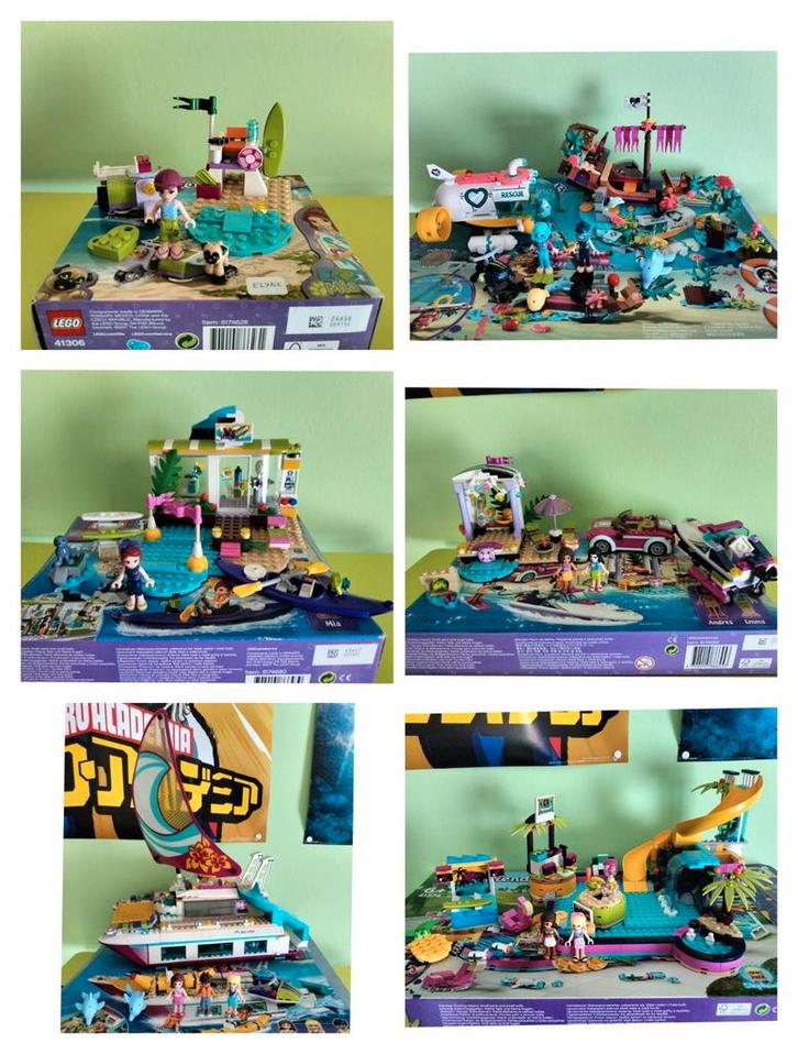 Lego Friends set met vakantiethema, Kinderen en Baby's, Speelgoed | Duplo en Lego, Zo goed als nieuw, Lego, Complete set, Ophalen of Verzenden