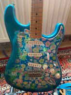 Fender strat. blue flower, Ophalen, Solid body, Fender