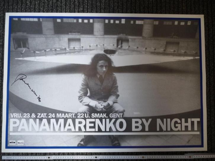 PANAMARENKO - AFFICHE ORIGINEEL GESIGNEERD, Antiek en Kunst, Kunst | Litho's en Zeefdrukken, Ophalen of Verzenden