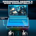 Laptopkoeler | 15 RGB ventilatoren | GRATIS LEVERING, Computers en Software, Laptopstandaarden, KLIM, -, Verzenden, -