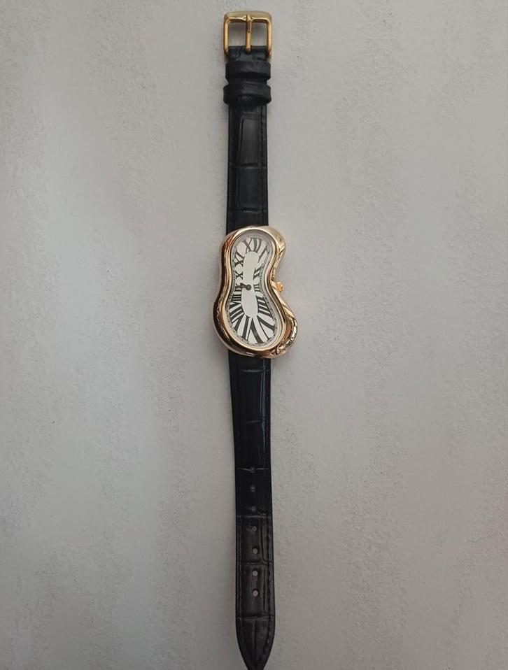 Divinus Dali Watch, Handtassen en Accessoires, Horloges | Dames, Nieuw, Polshorloge, Overige merken, Staal, Leer, Ophalen of Verzenden