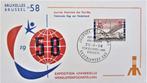 FDC - EXPO 1958 TE BRUSSEL- DAGEN VAN NEDERLAND, Gestempeld, Overig, Ophalen of Verzenden, 1e dag stempel