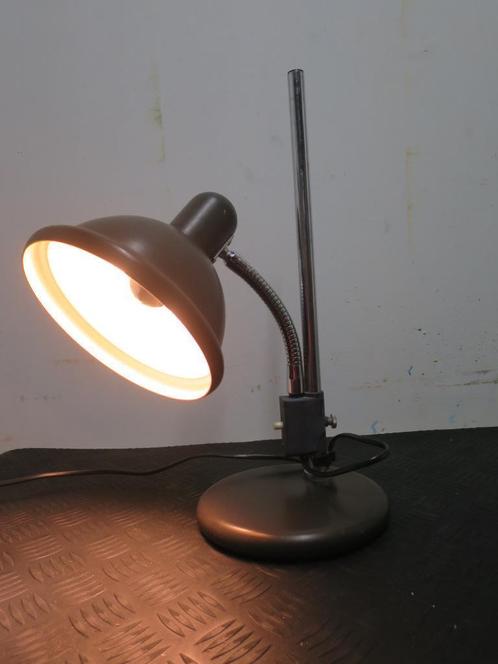 Bijzondere vintage OMI DBGM Bureaulamp Anvia Almelo, Huis en Inrichting, Lampen | Tafellampen, Gebruikt, Minder dan 50 cm, Metaal