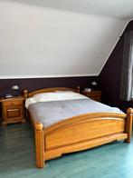 Volledige eiken slaapkamer, Huis en Inrichting, Slaapkamer | Complete slaapkamers, Ophalen, Gebruikt, Tweepersoons, Eik
